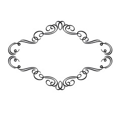 Calligraphic Design Frame