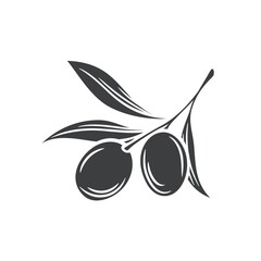 Olives glyph icon badge