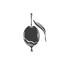 Olives glyph icon badge