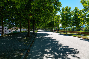 Stadtmauer und Stadttore von Lucca Stadttore mit Innen- und Aussenansicht zusätzlich Aufnahmen von der Stadtmauer in die Stadt fotografiert
