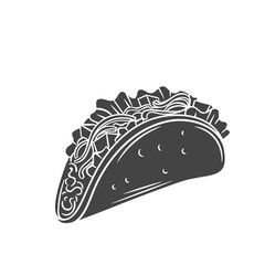 Tacos glyph icon