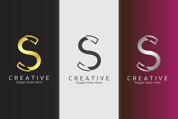 Modern Clean Logo Letter S Vector Design for Brand Identity