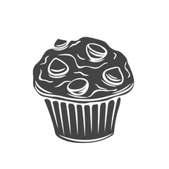 Muffin glyph icons.