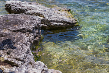 Fototapeta na wymiar Rocks in the Water