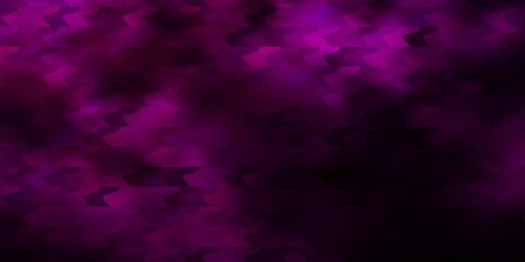 Dark Pink vector background with rectangles.