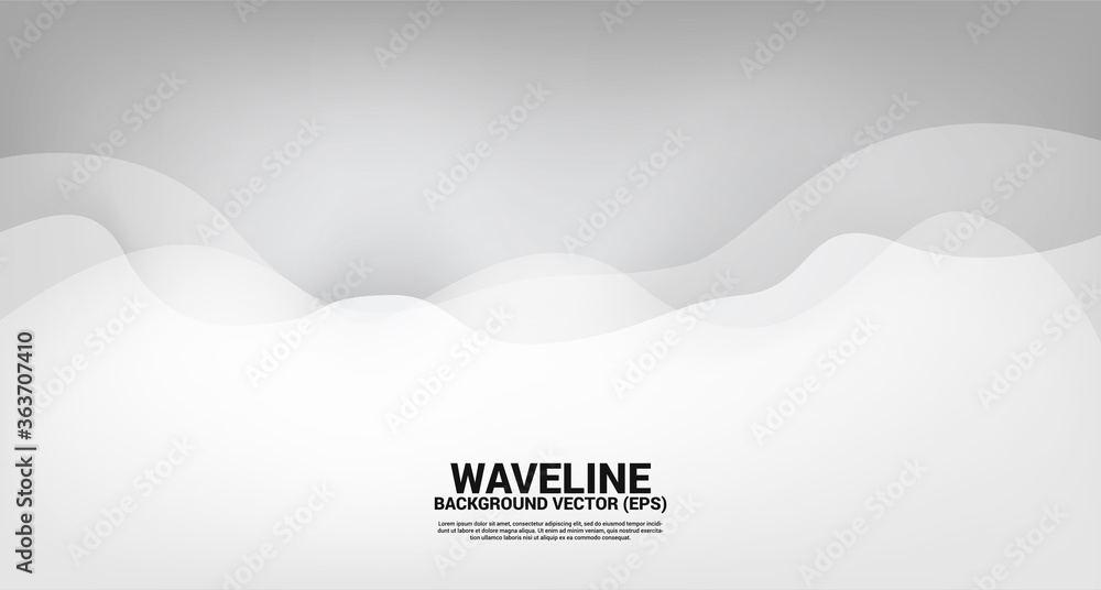 Poster silver fluid curve shape background. concept design for flowing futuristic and liquid wave style art