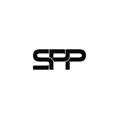 spp letter original monogram logo design