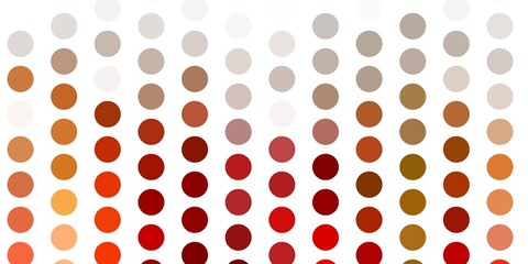 Light green, red vector texture with disks.