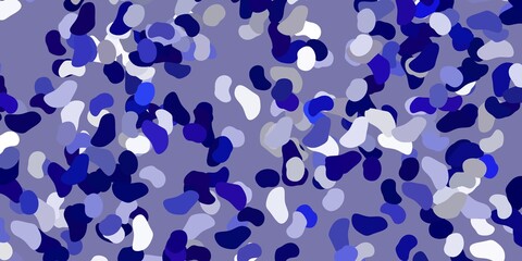 Light purple vector pattern with abstract shapes.