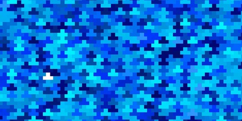 Light BLUE vector texture in rectangular style. Abstract gradient illustration with rectangles. Best design for your ad, poster, banner.