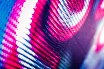 CloseUp LED blurred screen. LED soft focus background. abstract background ideal for design.