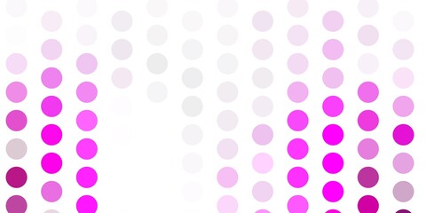 Light pink vector layout with circle shapes.