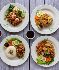 Thai Food Mixes with Pad Thai 