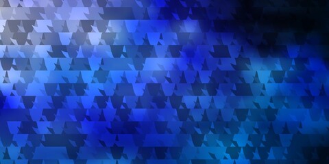 Dark Purple vector texture with triangular style.