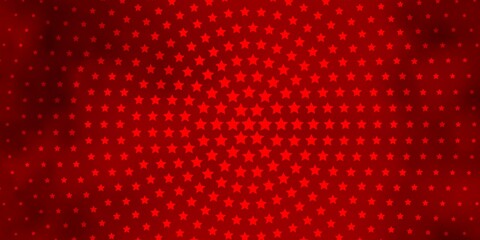 Light Red vector background with colorful stars. Colorful illustration with abstract gradient stars. Design for your business promotion.