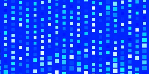 Light BLUE vector template with rectangles. Abstract gradient illustration with colorful rectangles. Pattern for commercials, ads.