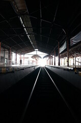 train station in the city