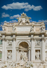 Details of the Trevi Fountain