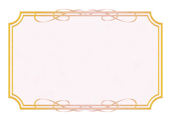 大正ロマンの背景フレーム