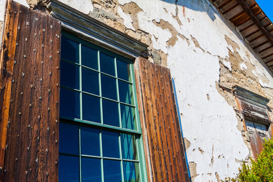 The Sherman Quarters at the Adobe Style Larkin House, Historic Monterey, California, USA