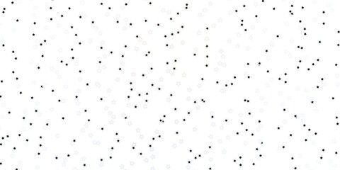 Dark Purple vector background with colorful stars. Shining colorful illustration with small and big stars. Pattern for websites, landing pages.