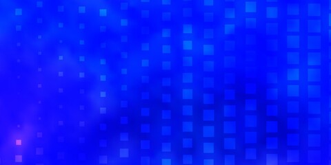 Light BLUE vector background in polygonal style. Illustration with a set of gradient rectangles. Modern template for your landing page.