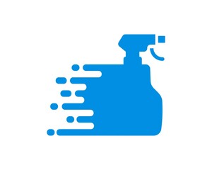 Fast cleaning sprayer