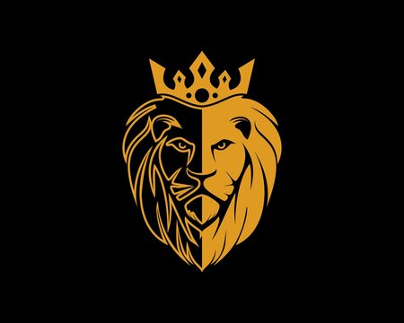 roaring lions head logo