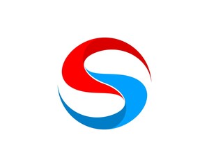 S letter forming sphere shape
