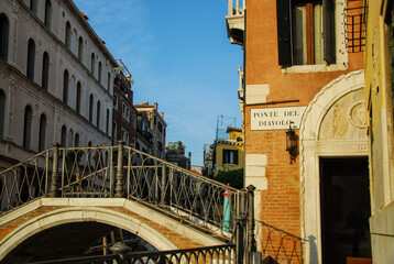 Fototapeta na wymiar Ponte del diabolo,Venice