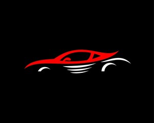 Car automotive abstract logo