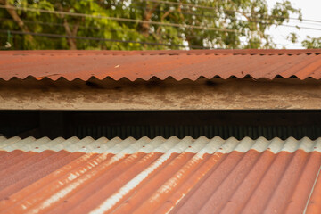 roof tiles on a roof