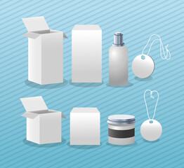 circular commercial tag hanging and branding packings