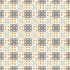 Geometric background design for the fabric.Beautiful vintage pattern.