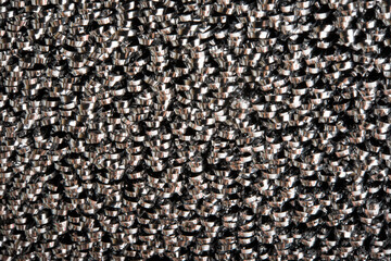 kitchen sponge metal background close-up