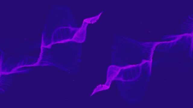 Slow motion purple trail and rollback