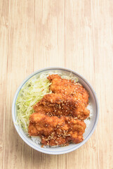 チキンカツ丼