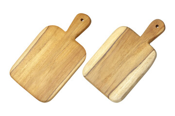 wood cutting board isolated on white background