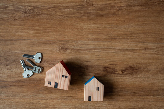 Miniature House Model On Ground
