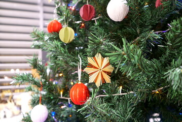 December event, Christmas tree decoration