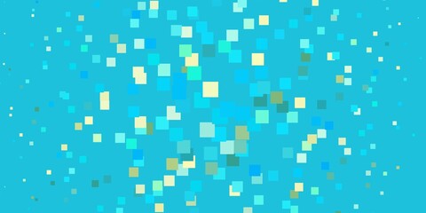 Light Blue, Green vector texture in rectangular style. Abstract gradient illustration with rectangles. Pattern for commercials, ads.