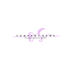 O S OS Initial handwriting and signature logo design with circle. Beautiful design handwritten logo for fashion, team, wedding, luxury logo.
