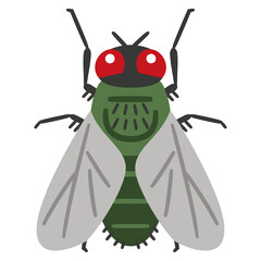 ハエのイラストレーション