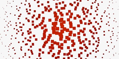 Light Red, Yellow vector backdrop with rectangles. Abstract gradient illustration with rectangles. Pattern for busines booklets, leaflets