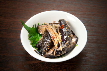 家庭料理、茄子の煮浸し