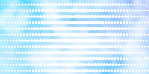 Light Purple vector pattern with circles. Abstract illustration with colorful spots in nature style. Pattern for business ads.