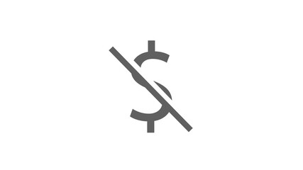 doller glyph colour icon illustration