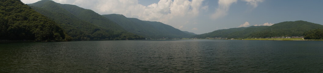 Fototapeta na wymiar Lake Kizaki, Nagano Prefecture, Japan