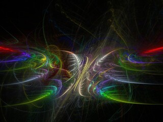 Imaginatory fractal background Image