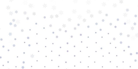 Light blue vector abstract backdrop with leaves.